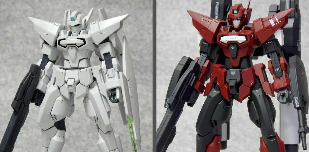 カラーリングと武装の変更により大きくイメージが変化しています。