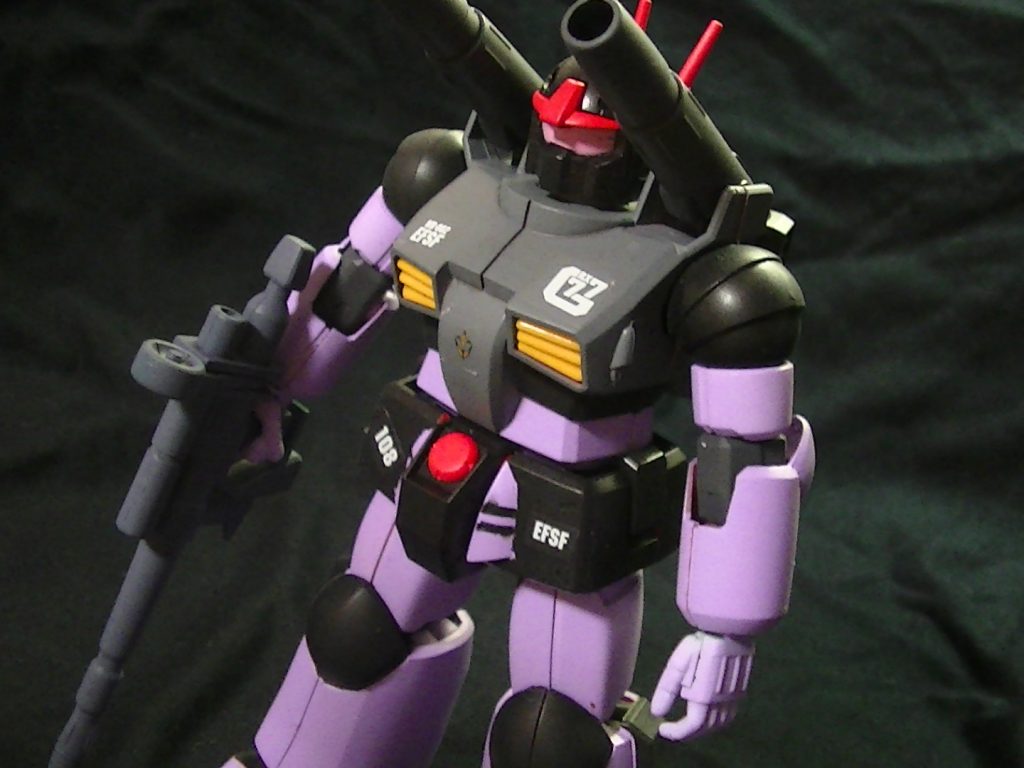 ガンキャノンが一番いい仕上がりかな？塗り分けが下手なのはご愛嬌。