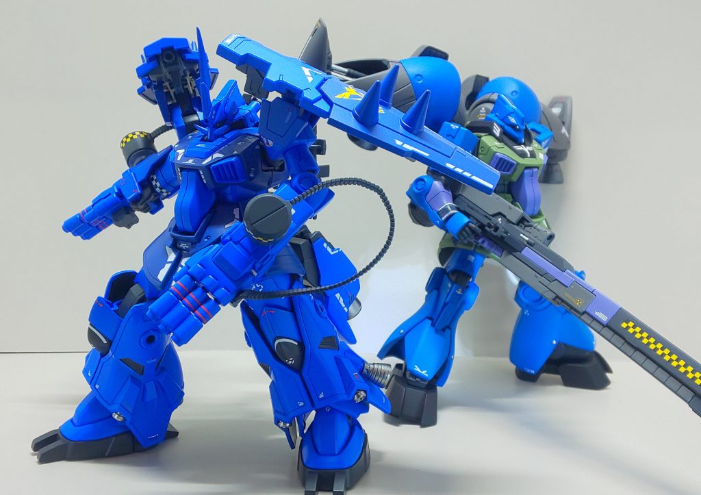 最後は以前作ったガトー専用ディジェとのツーショット。本当にHGUCディジェは名キットで色んな可能性を受け入れられるなぁ~と思います。ここまでご覧下さりありがとうございました!😁次回のディジェでお会いしましょう!