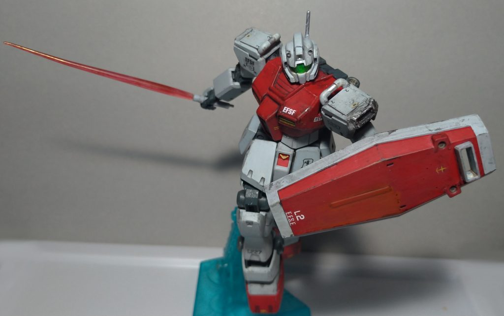 ビームサーベル、抜刀シールドの「L2」はラグランジュ2、つまりサイド3周辺担当の意です。サラミス改級を母艦として偵察するいわばCAPです。空じゃないからCSPか？