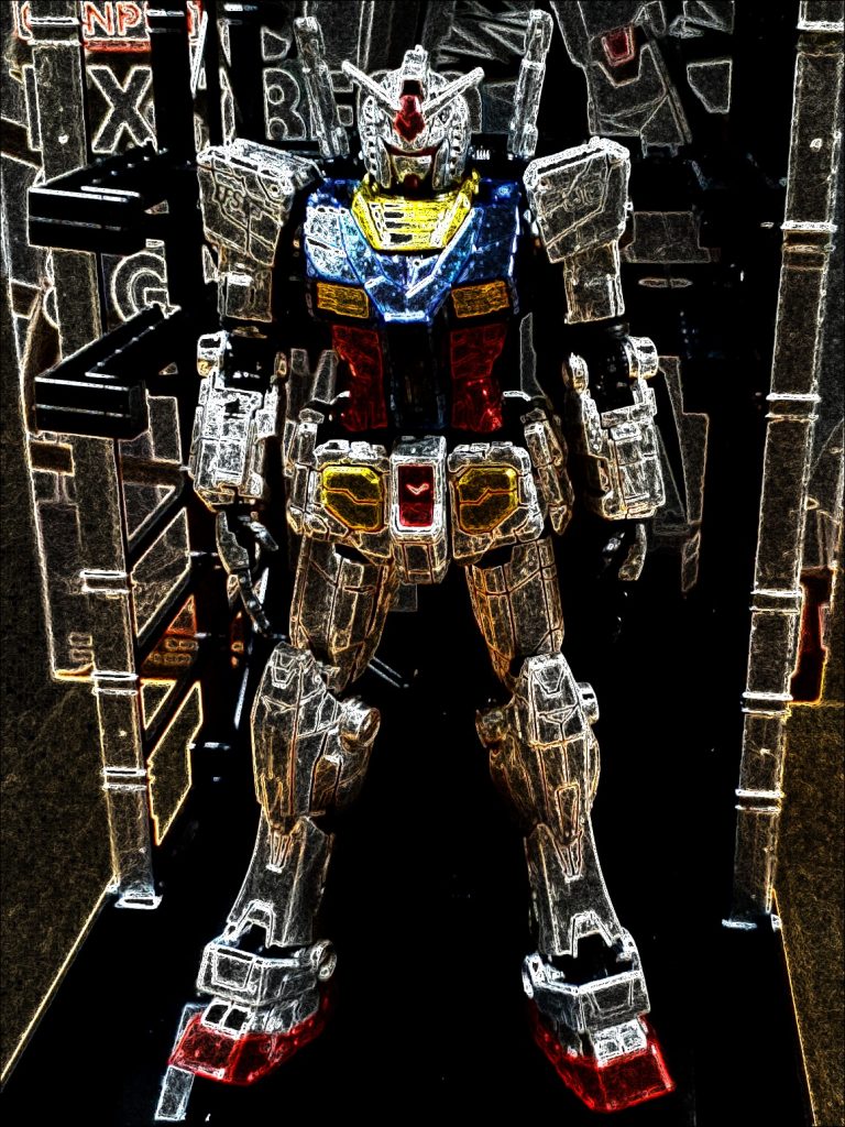 画像加工でごまかします(笑)ネオンでピカピカ