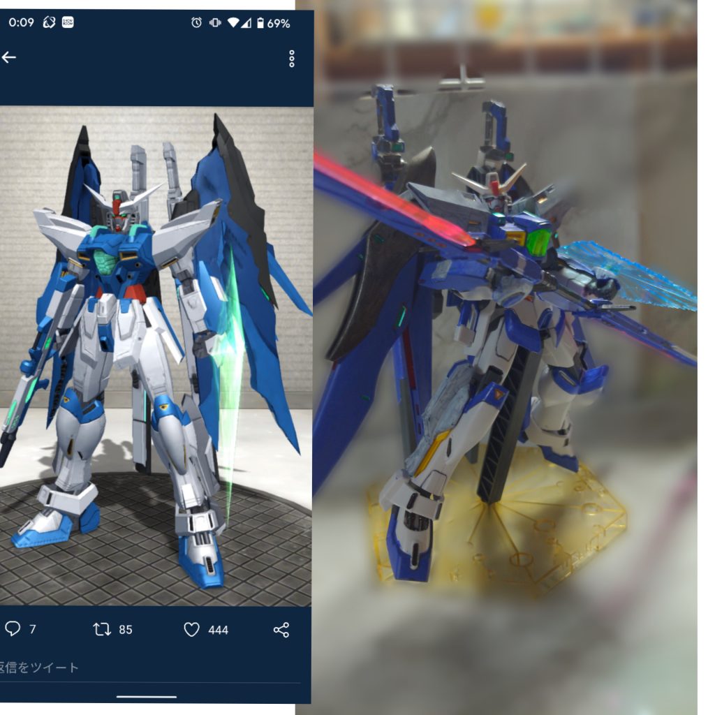 比べてみるとそれっぽいかなーと自分で思う👍どうでしょうか