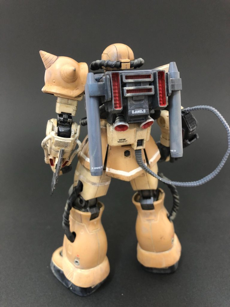 Y-06小隊には、４機のザクⅡF型（改修されなかったC型とも言われている。）が配備され、機体番号YMS-06の後に1から4までの番号が与えられた。本機はその2番機にあたる。