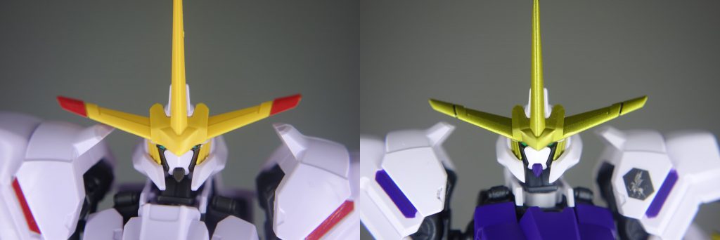 頭部は目線にこだわってシャープに改修しました