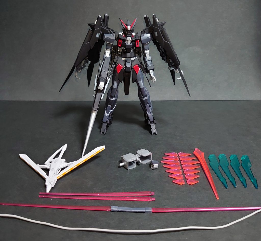 装備品一覧ダークハウンドの既存装備はそのままに、設定にある通り各種武装の強化・追加を行っています。