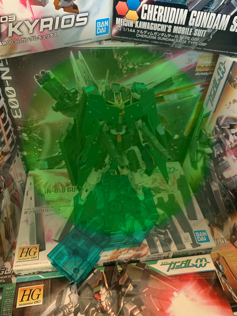 GNフィールドとGNフルシールド展開時の射撃体制。