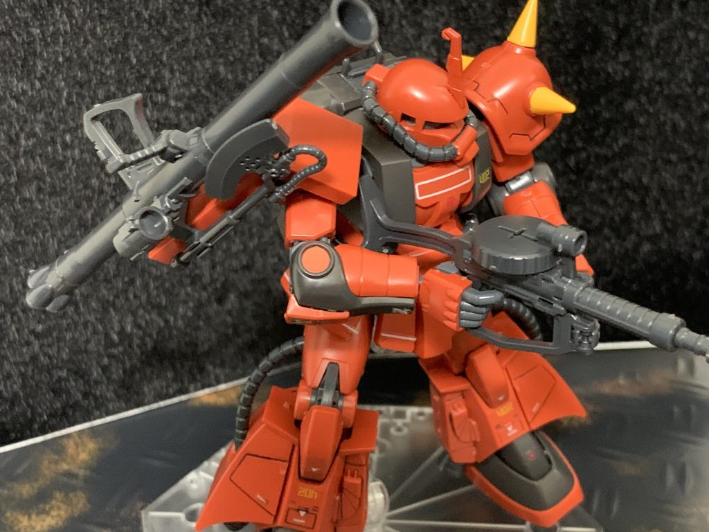 冒険前のザクさんの様子。このままでもカッコよかったなぁ。でも色んなことできて楽しかったよ。