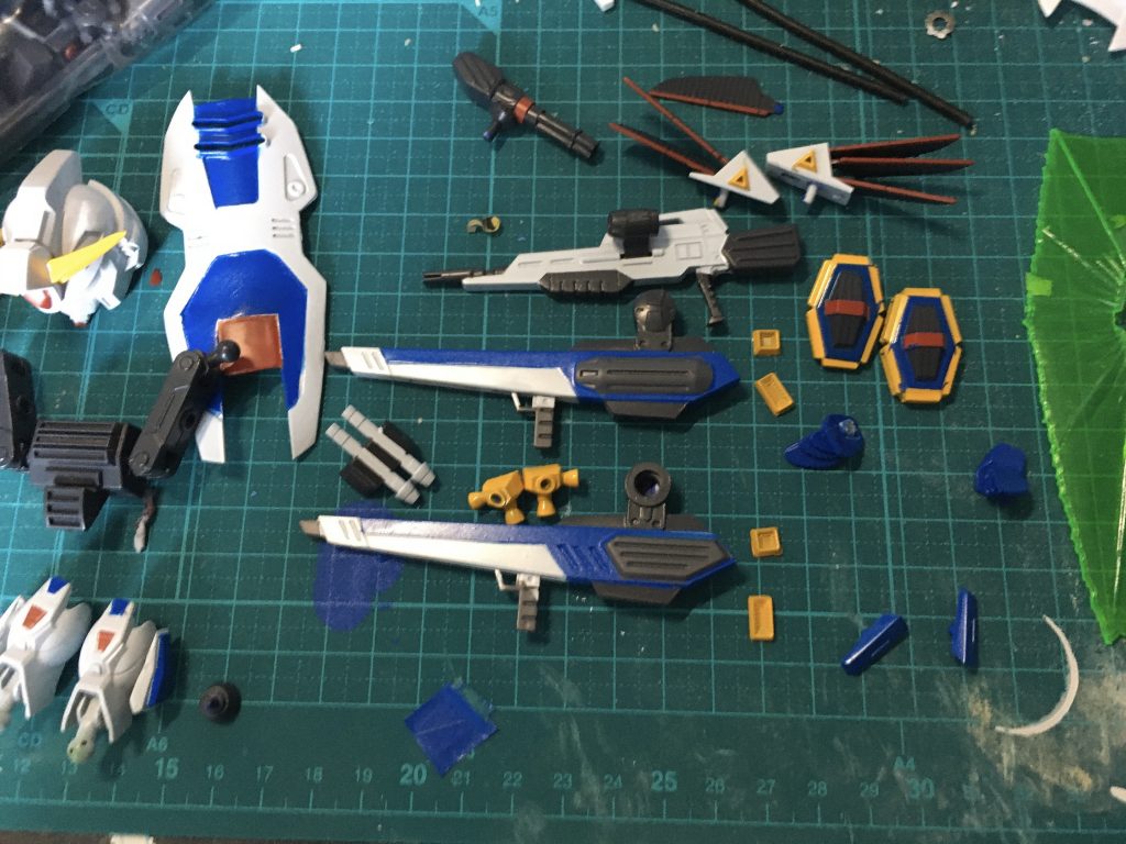 Vタイプの塗装は困難を極めました。