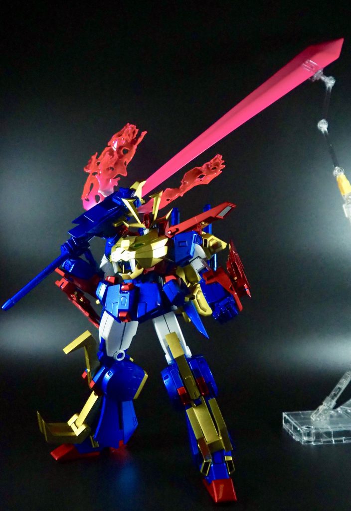 全長50㎝程あるので大迫力ポージングも一苦労