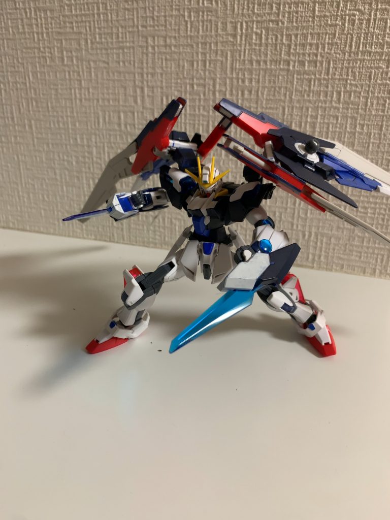 そして今回特筆すべきはトランザムGNブレイド(今回はクアンタナイトエッジに搭載した