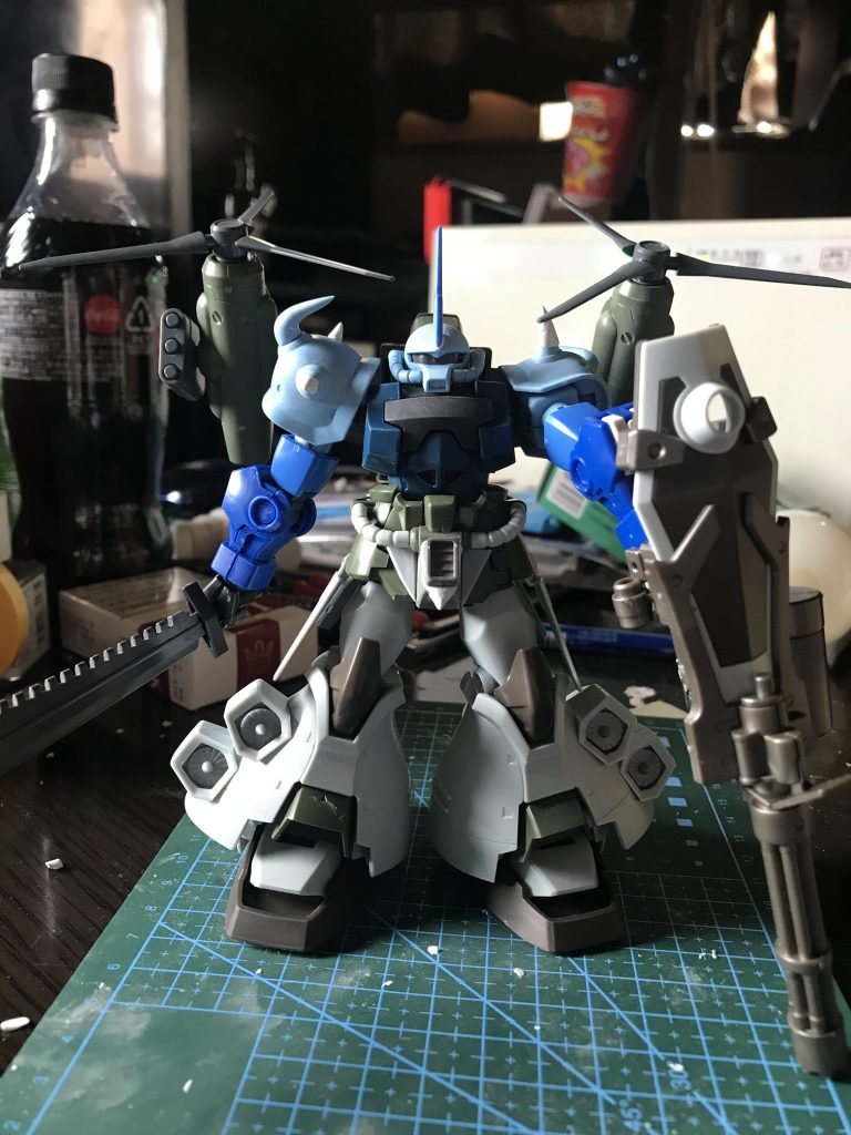 組んだ時。塗装の必要性と凄さを知った瞬間ですねw