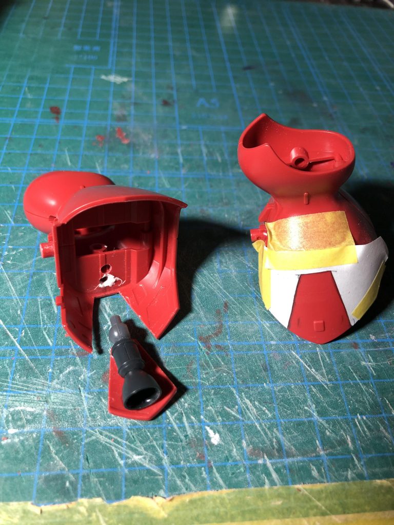 足横のバーニア可動仕様に、