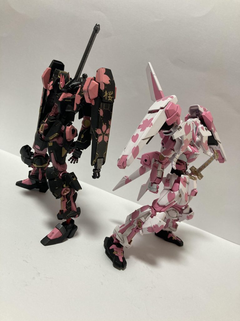 前作の夜桜カラーと!!かっこいい(≧ω≦)