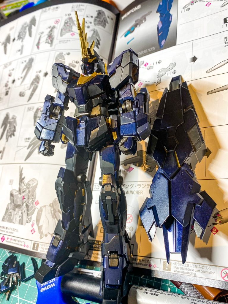 メタリックと半艶。途中の方が良かった気もします。