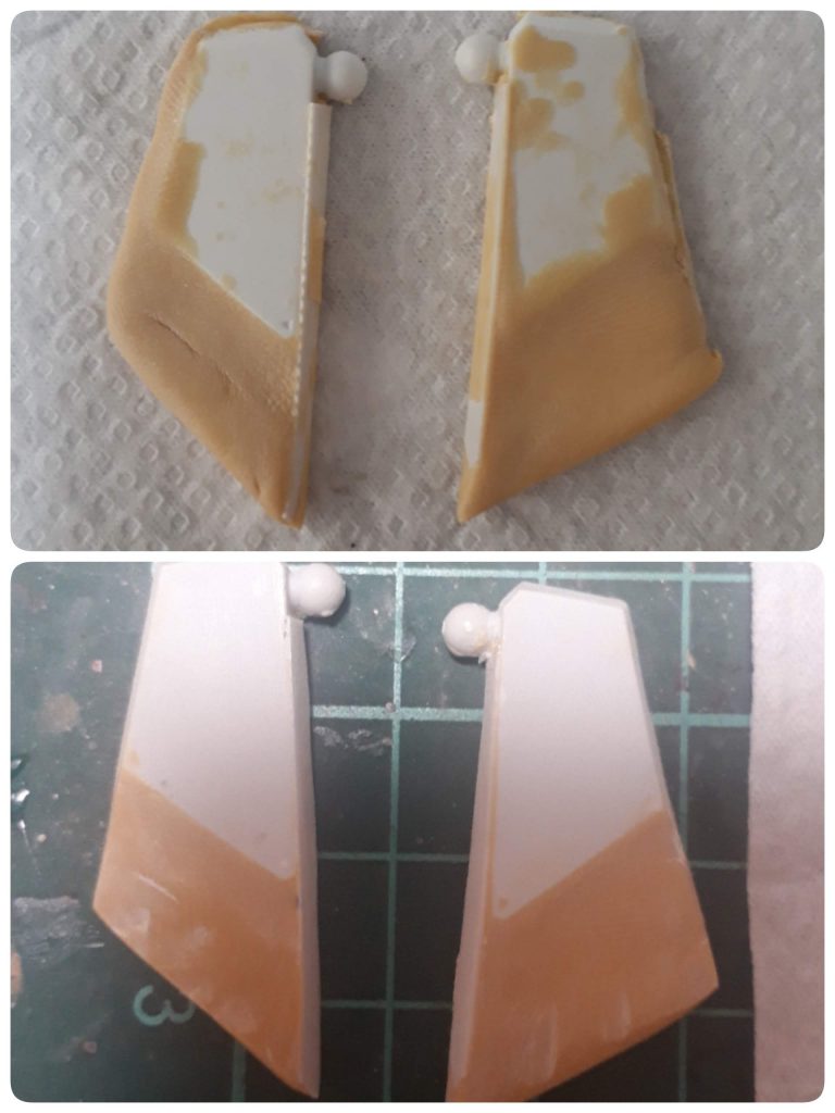 パテで大きくしてみたり