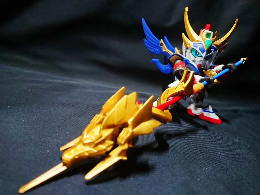 武双戟・嵐+龍激導は実際に持たせてみると非常に迫力ありますね。