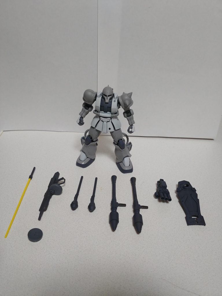 前作同様、武装はたくさんです!今回もシュツルム・ファウスト君がおります。ジオンの機体には必須ですよね笑