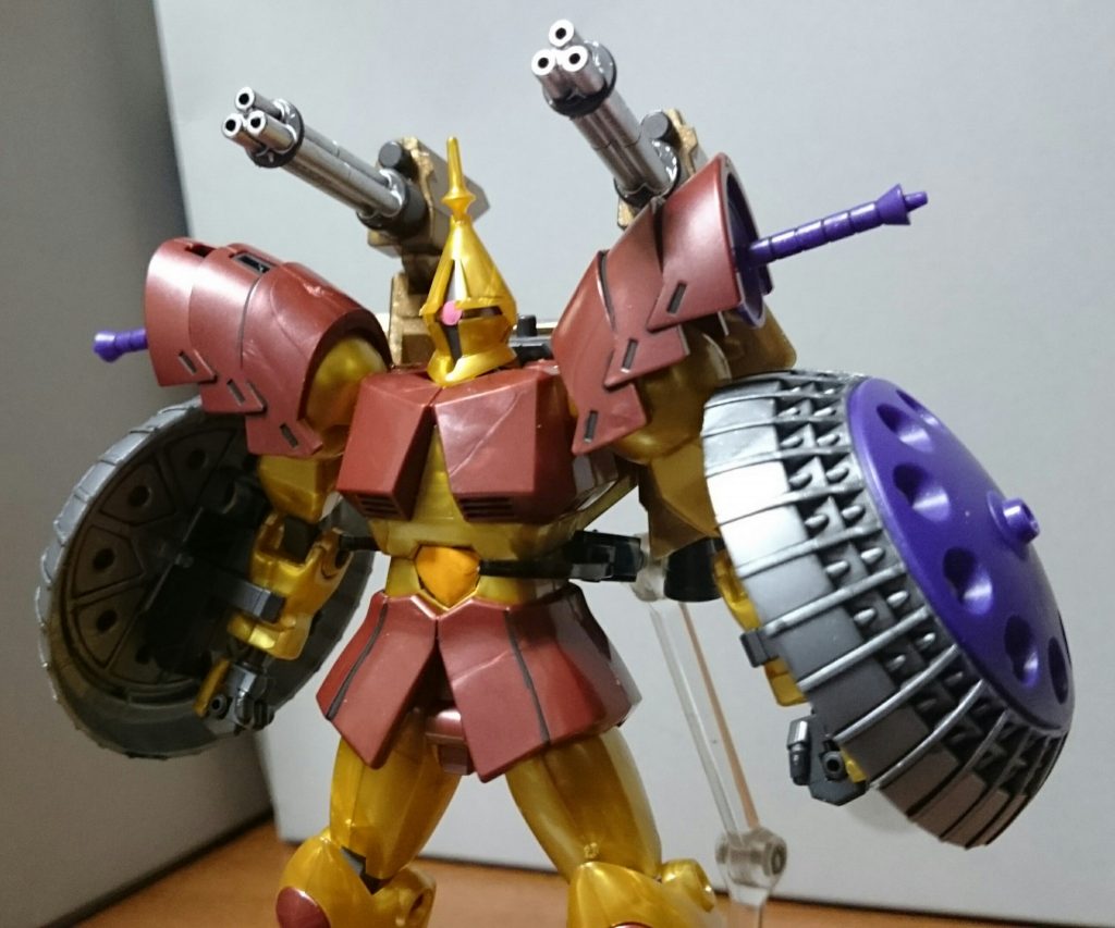 ヴァリュアブルポッドがそのまま収録されてるので黄金のギャンバルカンを作れるッス!名付けるなら「ギャンギャギャンバルカン」スかねぇ…