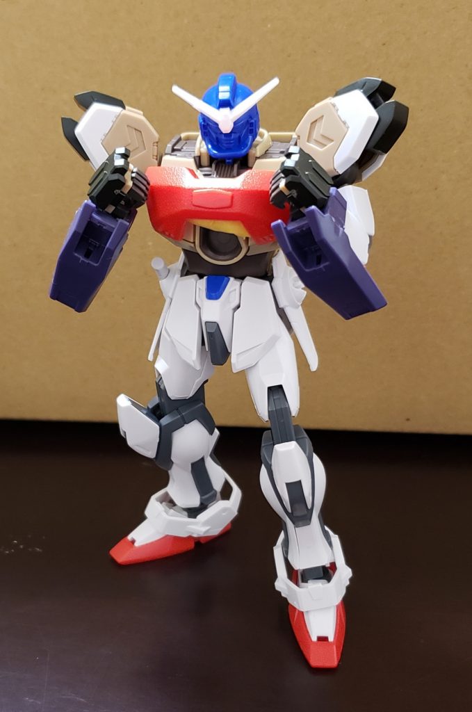 制作途中。使用キットが分かりやすいかと。使用キット旧キット1/144ガンダムマックスターHGグシオンリベイクフルシティ(肩、拳)HGBDガルバルディリベイクフルシティ(胸腹部)※同梱のガルバルディのものを使用HGBDガンダムTRY AGEマグナム(腕)HGビルドストライクガンダム(下半身)その他少しだけジャンクパーツ使用してます