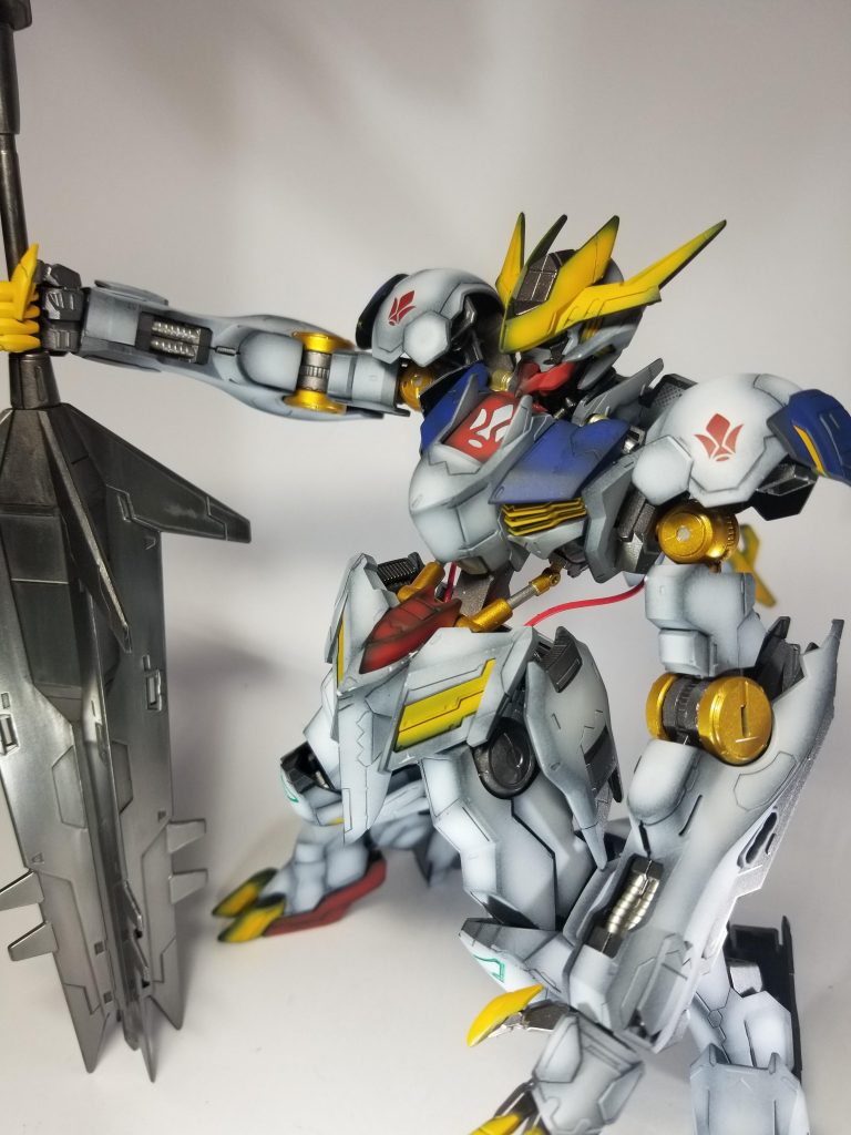 メイスは、私のガンプラの師匠から、頂いたダークアイアンで、塗装しました。