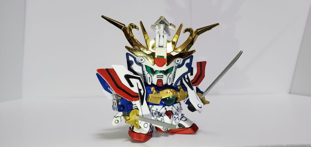 武者形態。幼名は舞威丸といい、七人の超将軍編にも登場しています。武者○伝では福岡県にワープしラーメン屋台で働いています。