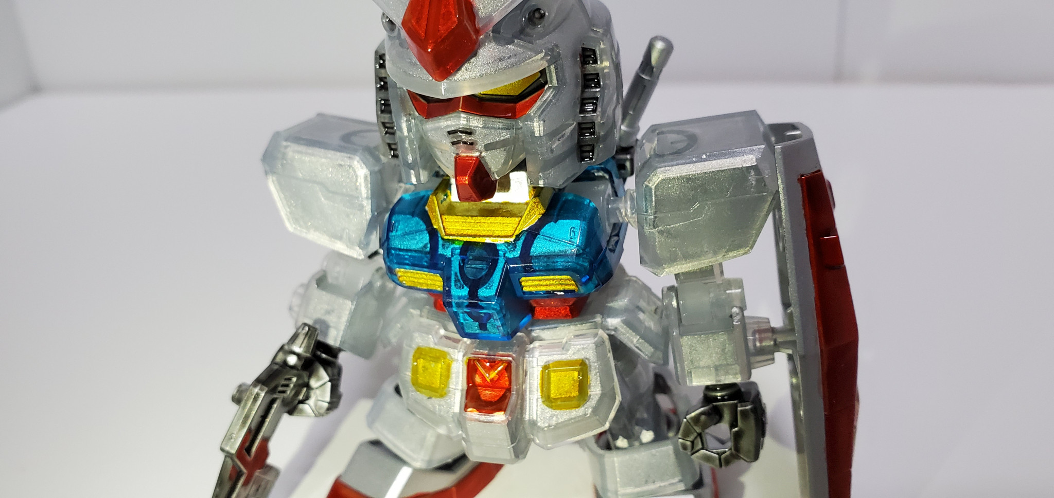 激レア】【限定】【ガンダムBB戦士】【RX78−２ガンダム】【クリアー