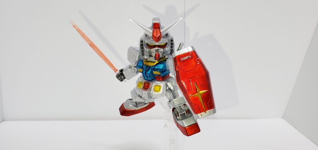 クリアパーツの裏からシルバーを塗るのを試してみたくて今回ちょっとやってみました。