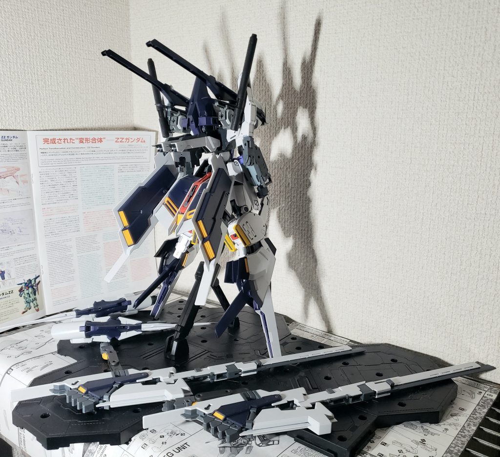 斜め後ろから〜&武器です〜