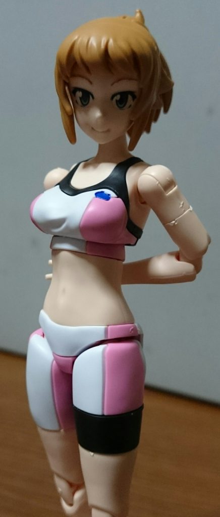 ・パーカー無し・バストアップお腹のラインがヤベェあとスパッツの色分けぱねぇ。