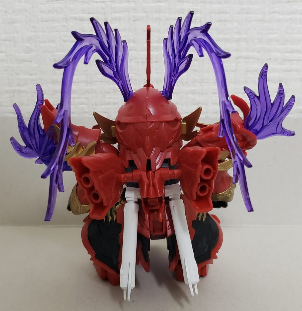 背面いつも通りシンプルにほとんど塗装してません。