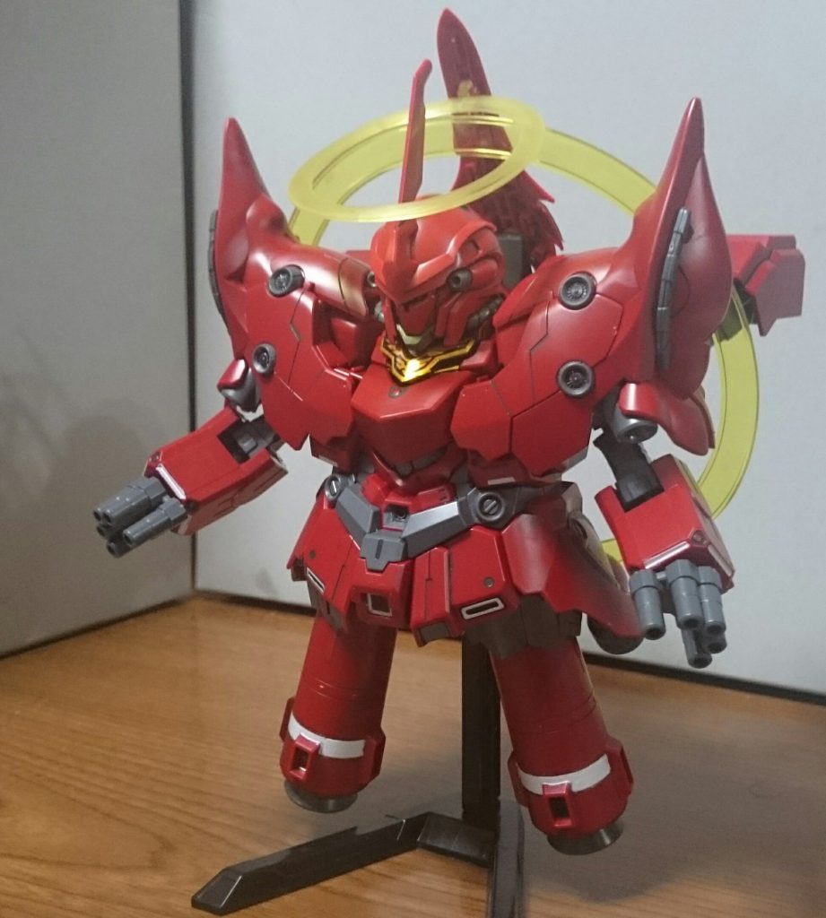 ・ネオ・ジオングシールはシナンジュ本体のエングレービングのみに使用、他は全て塗装してるっス。