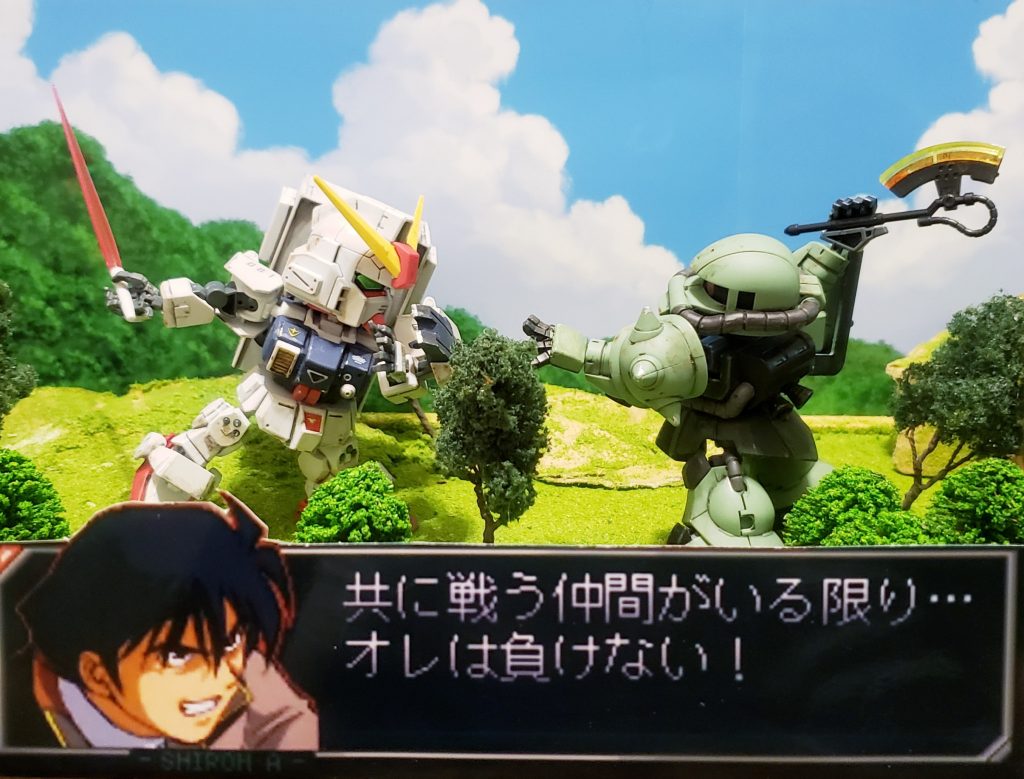 せっかくのSDなので、Gジェネ風に