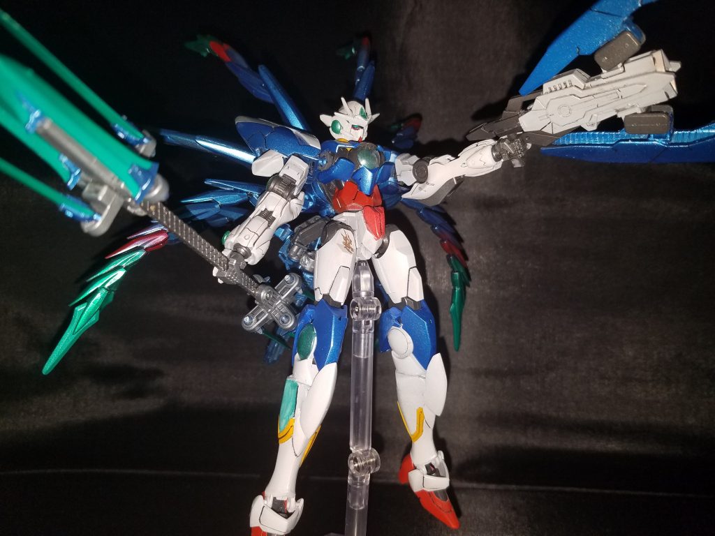 その他の武装ビットを別のパーツつけハルバードとして使用できる。ライフルは、アルスアースリー方針部分を改造してます