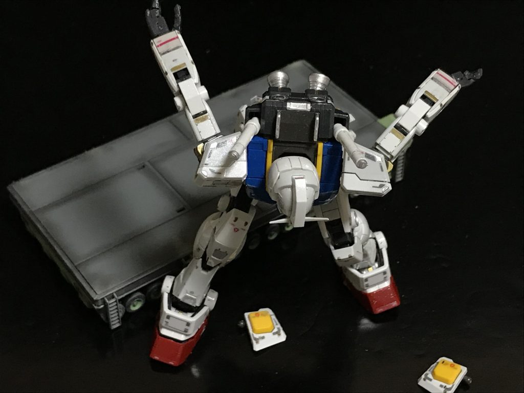 RGはポロリが多く、立ち上がる途中のポージングは困難をきわめました。