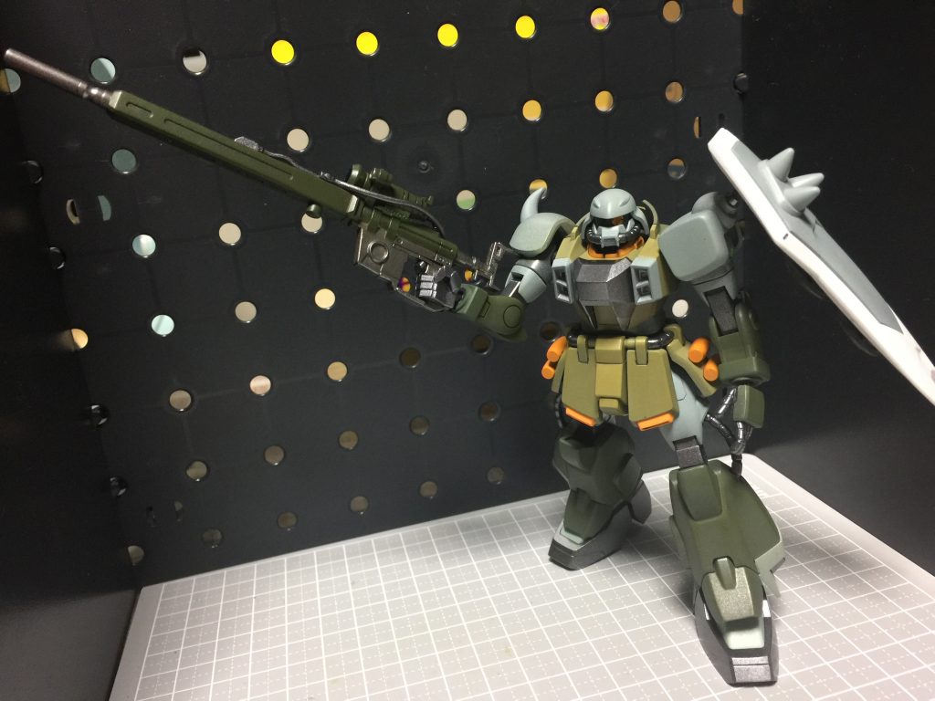 ジム改に続きまして、配色は行き当たりばったりでやると、また同じ様なカラーリングに。