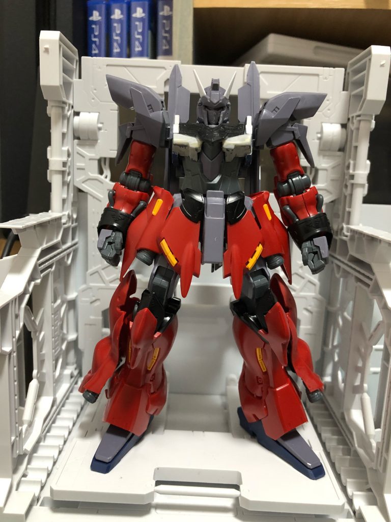 胸部アーマー以外はシンプルなミキシング。