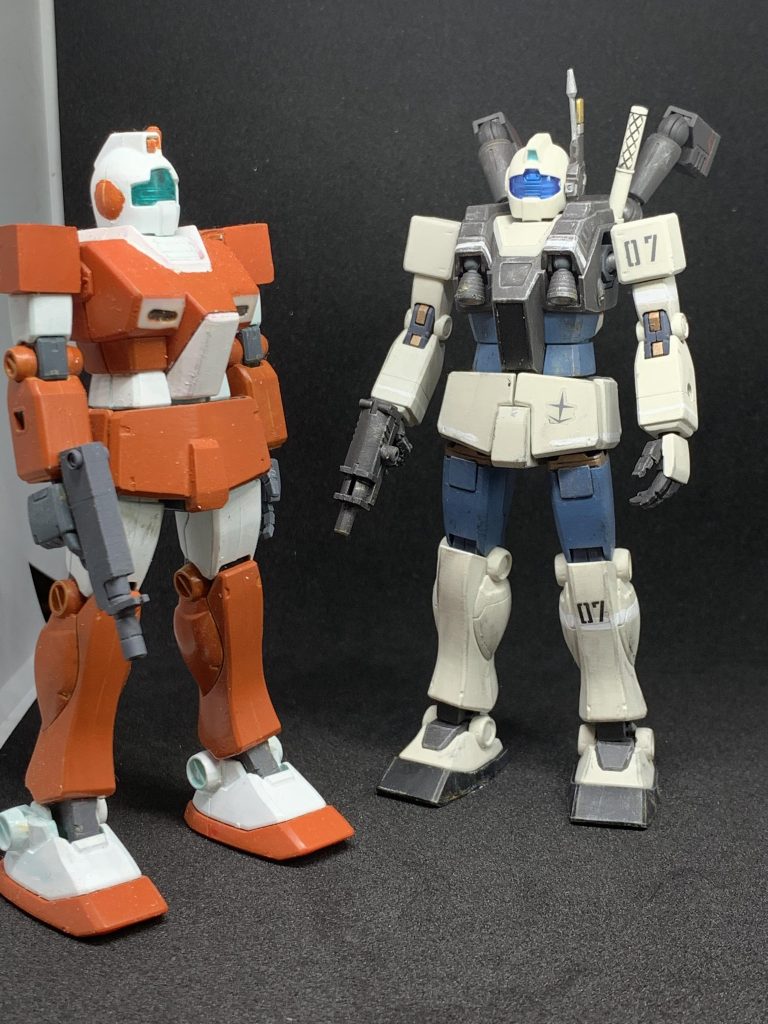 過去に作ったライトアーマーと。成長を感じる。