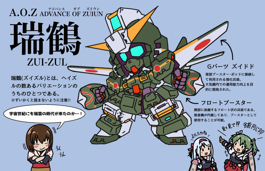 そもそもの制作のきっかけは私がネタでこのイラストを描いたことから始まりました、なんやかんや流れでプラモで再現することに…