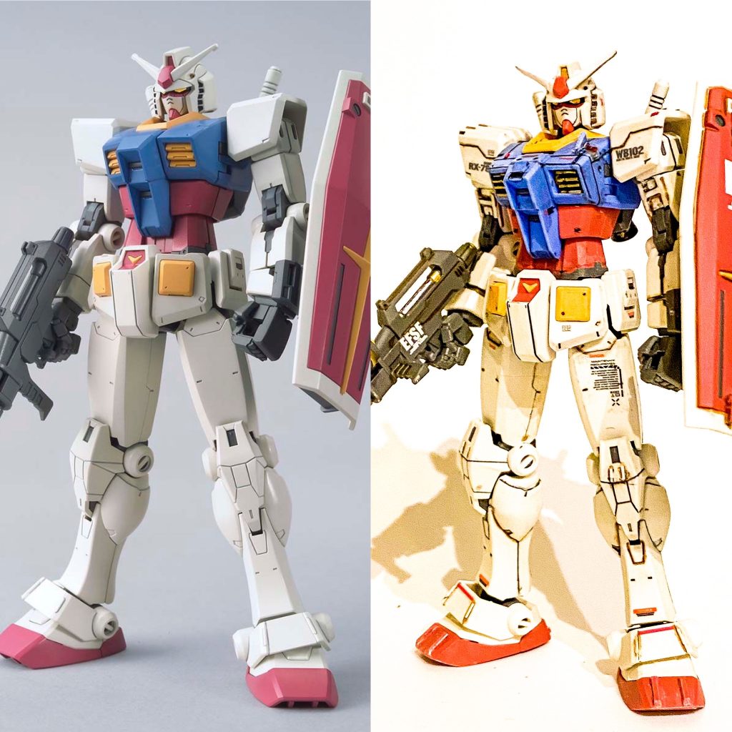 最後に比較を。拙い作品ご覧頂きありがとうございました‼︎