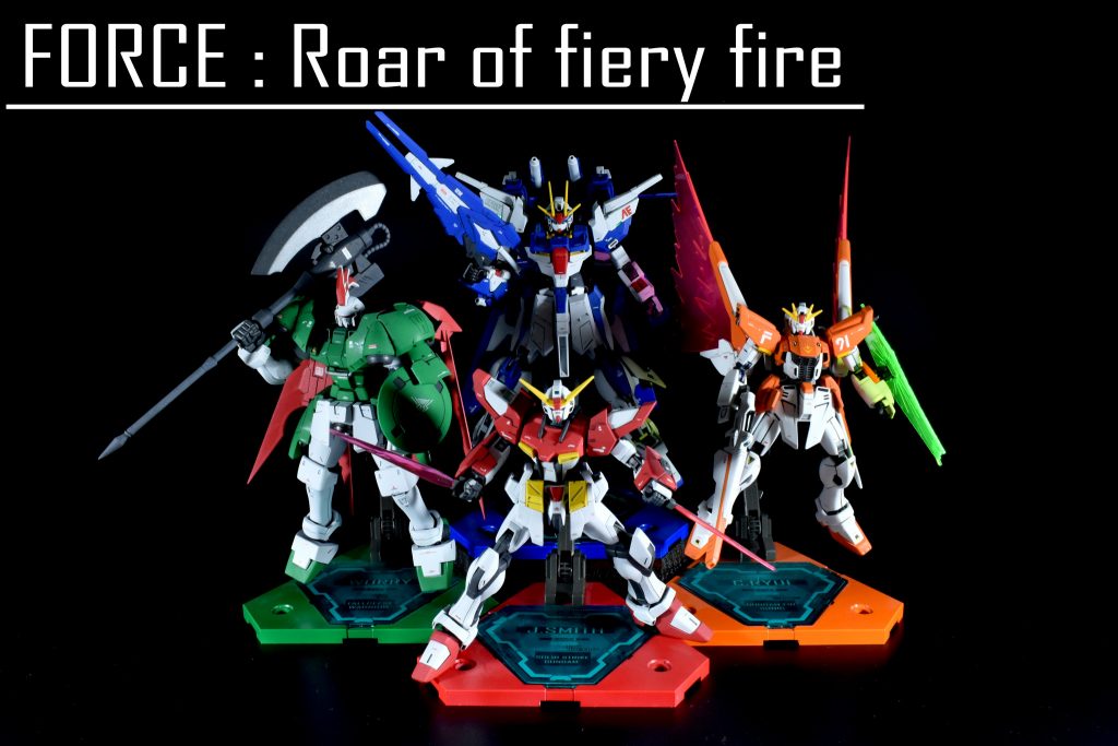 それぞれのイメージカラーで塗装を行いチーム感を意識しています。 