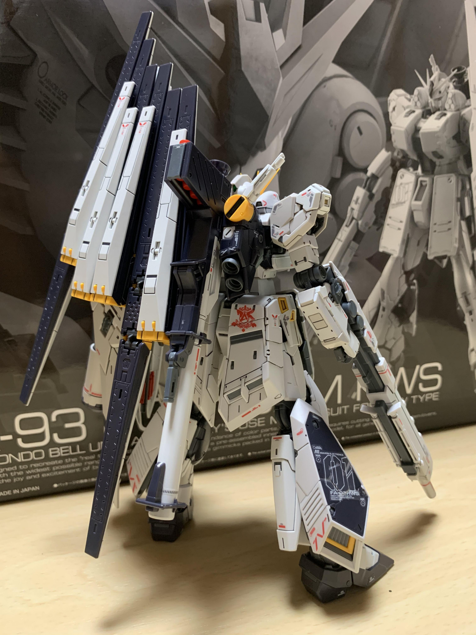 RG νガンダムHWS｜DDさんのガンプラ作品｜GUNSTA（ガンスタ）