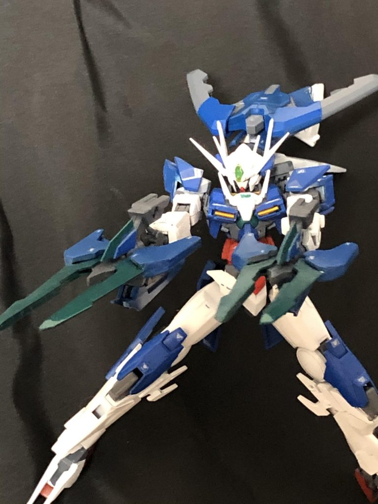 バスターライフルモード。ゲームのELSクアンタを意識した武装です。