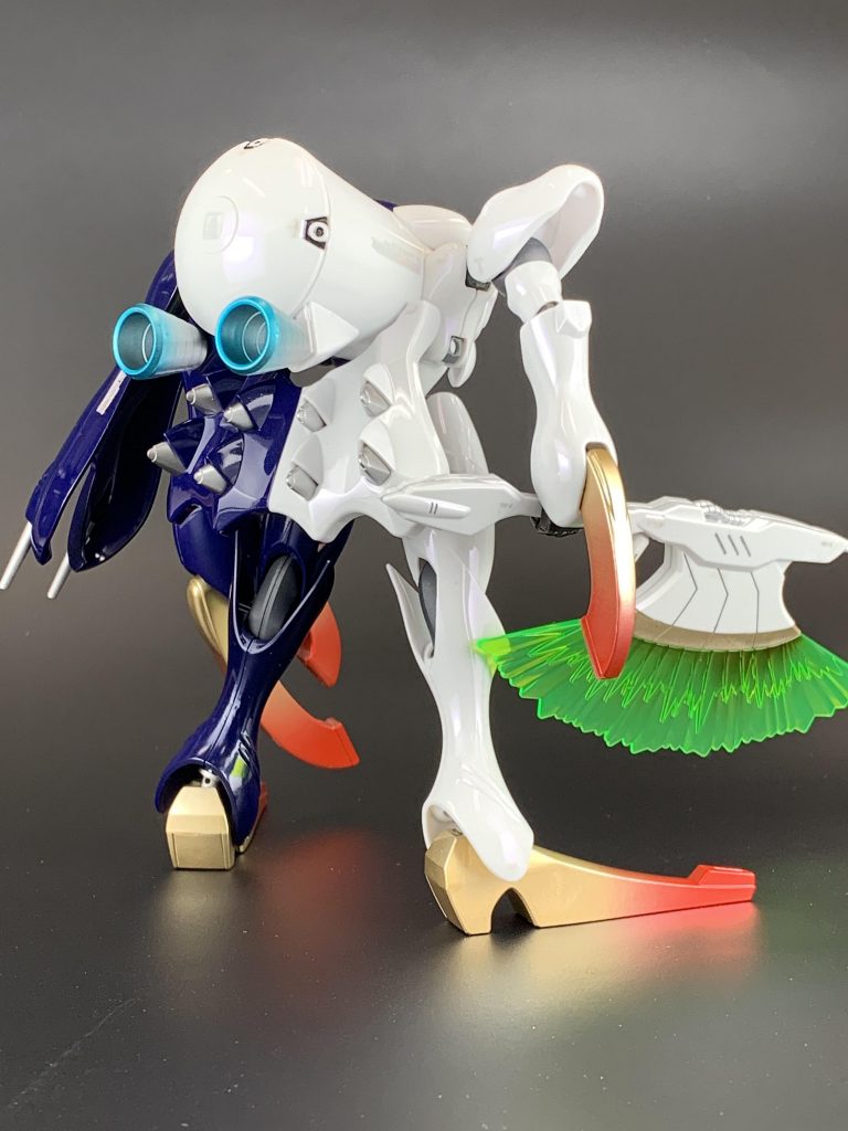 後ろから〜ブースターはクリアブルーで焼けっぽく