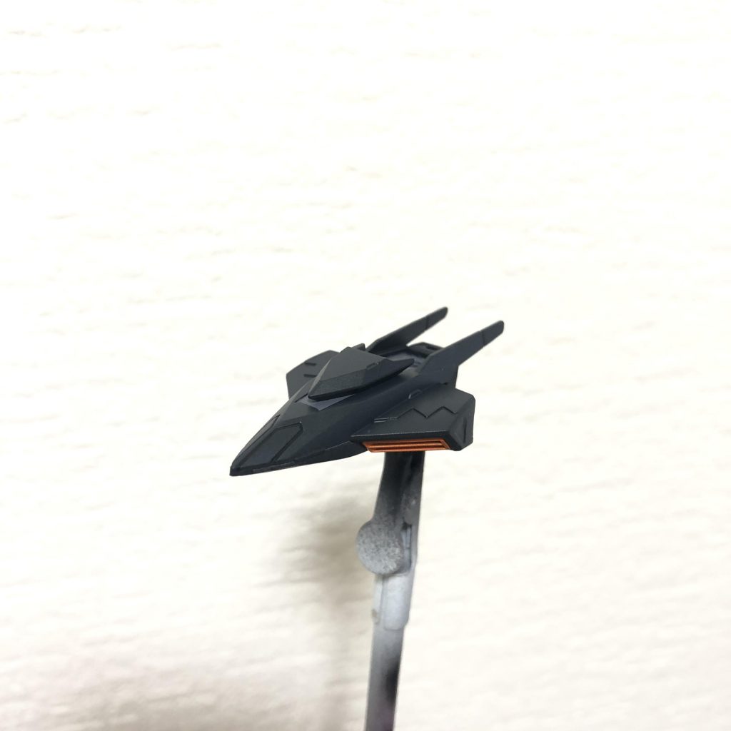 試し塗り。この時点でカッコ良くなることを確信した。