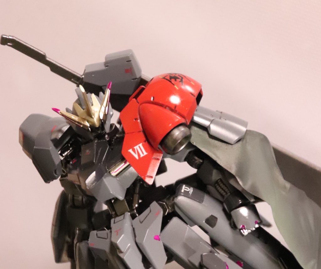 頭部形状は好みに変更しました