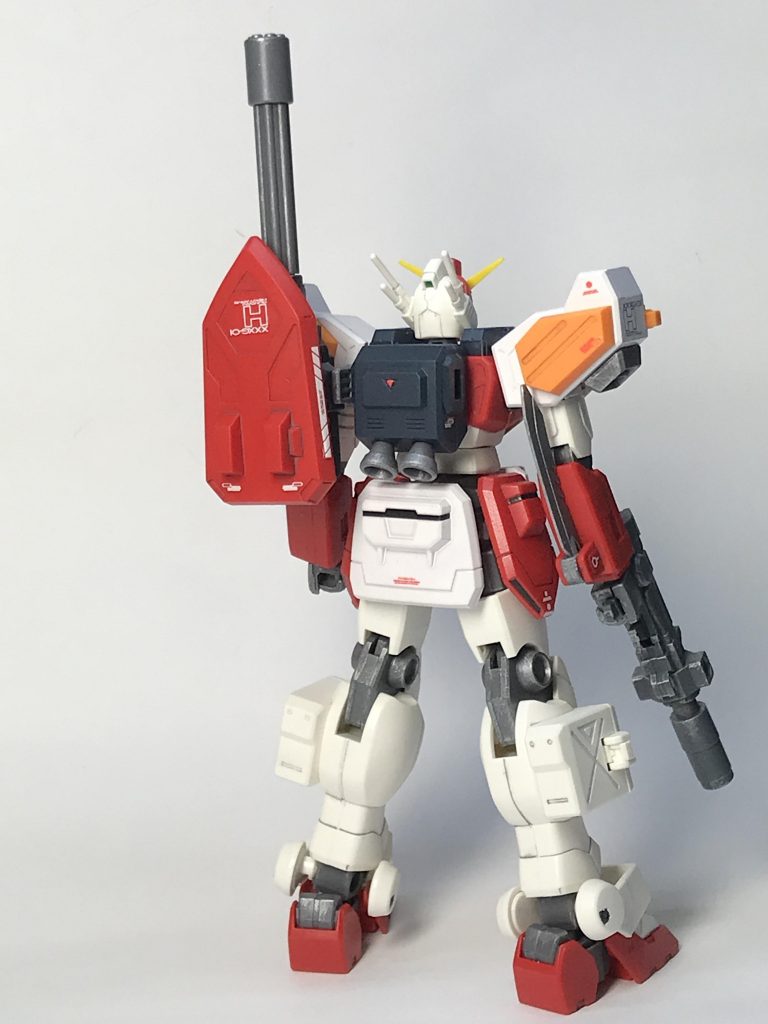 武器、間接パーツはシルバーのドライブラシをしました。