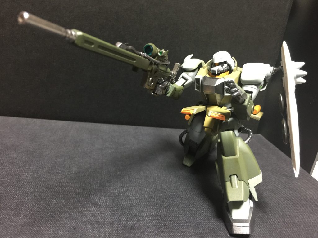 古いキットですが、このキット、『膝立ち』がメチャ得意です！！