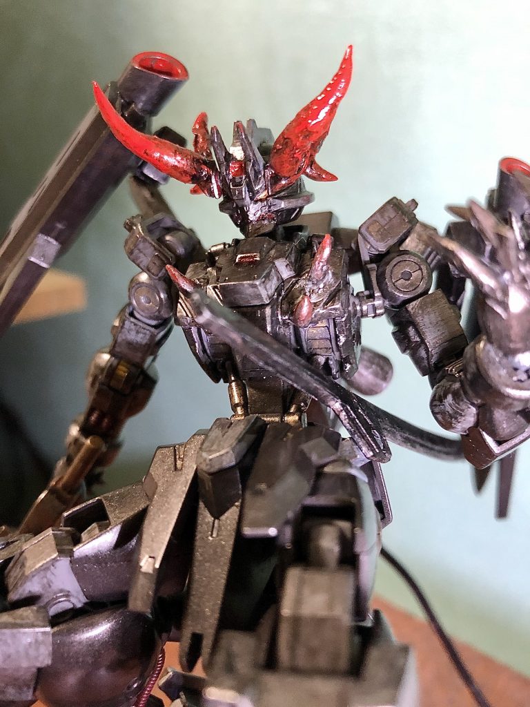 本体もちょっとだけ塗装を足しました、自己満自己満。