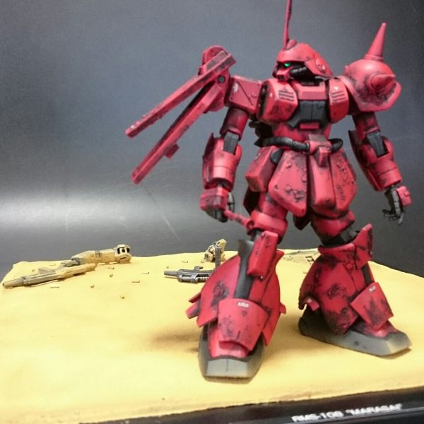 戦場の赤い光輝