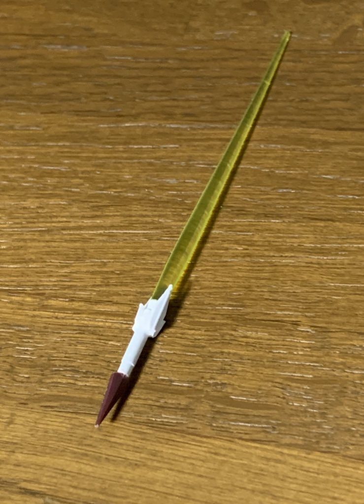 サーベルの柄をジャンクから作りました